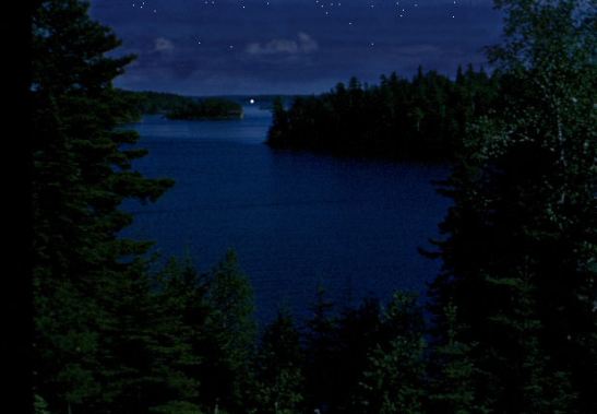 Night Light Lake view